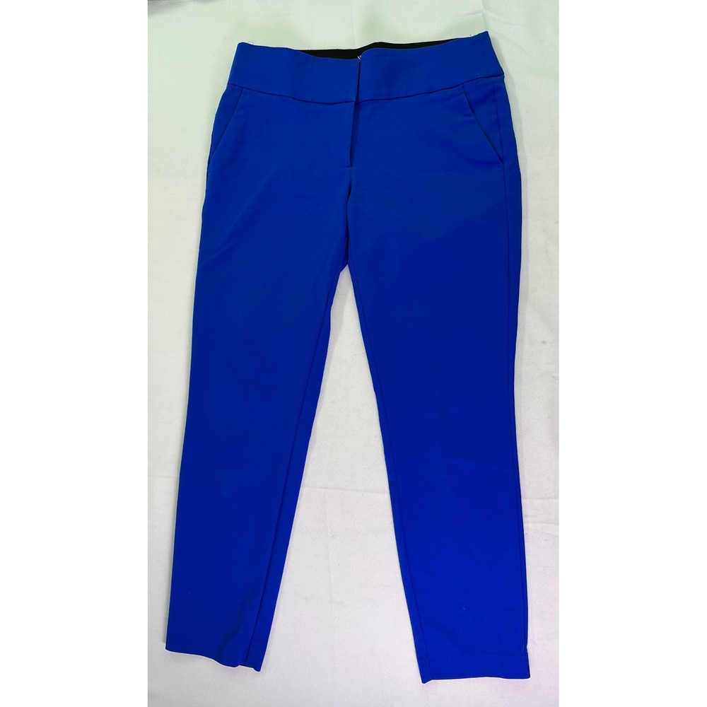 XOXO Natalie Ankle Trousers Royal Blue Slim Fit Career Dress Pants Size 7/8